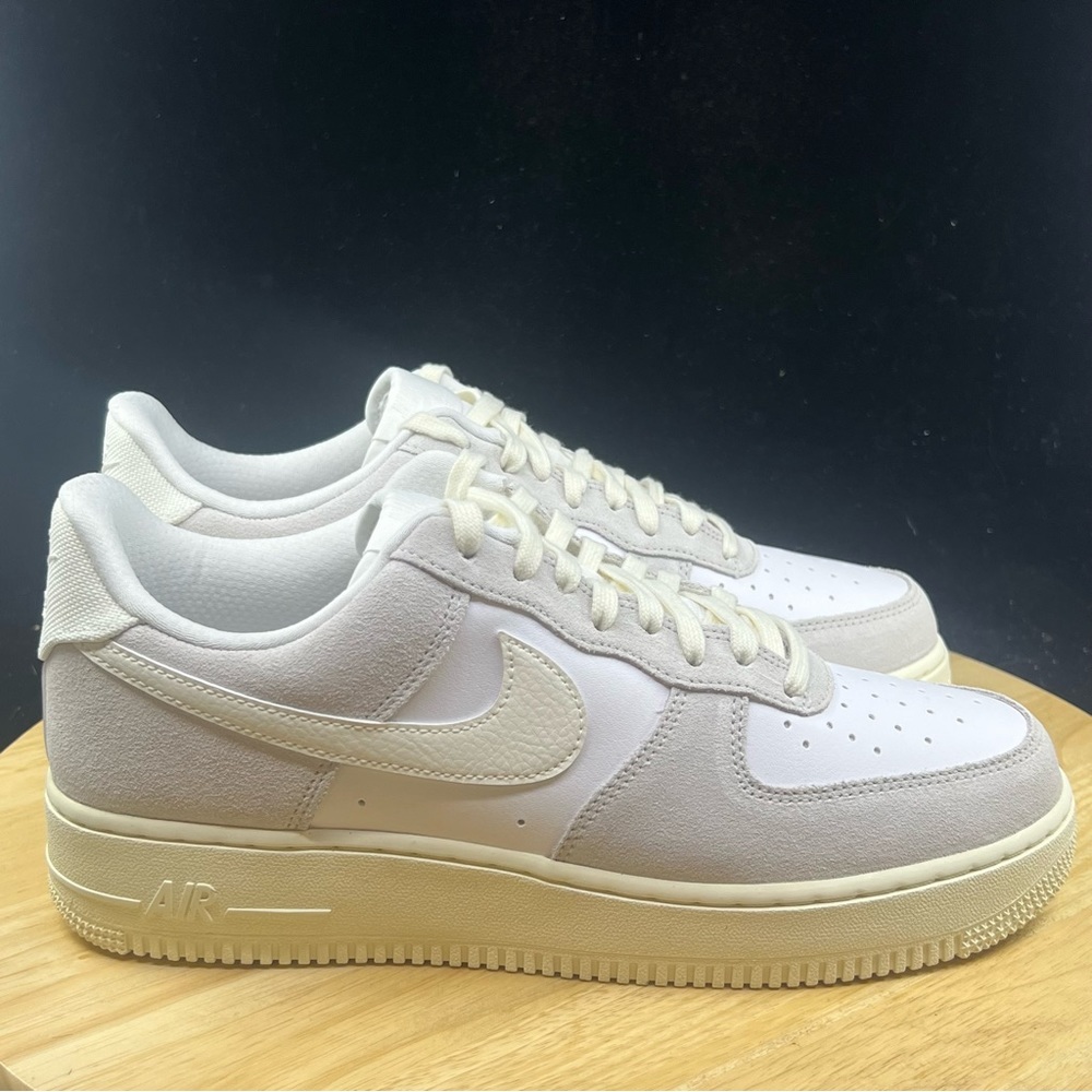 Nike Air Force 1 LV8 White Sail Platinum Tint Sneakers CW7584-100 Mens Size 13 - Picture 5 of 9